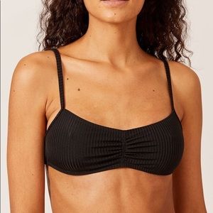 Solid & Striped The Mimi Top Blackout Slinky Rib L